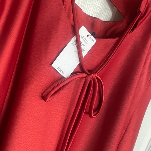 NWT Banana Republic Satin Cutout Midi Slip Dress - Picture 9 of 9